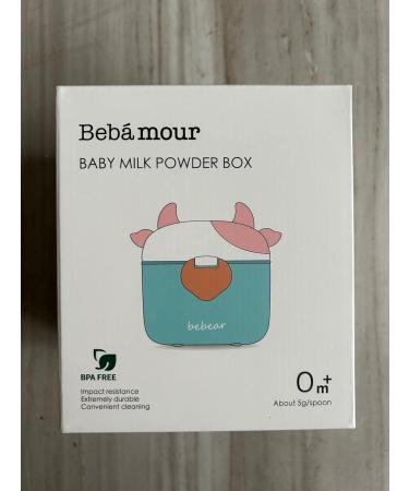 Bebamour Baby Milk Powder Dispenser Pot - 500ML Formula & Snack Dispenser - Brown One-button Design - Buy Online on GoSupps.com