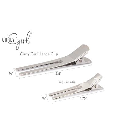 Curly Girl Large Root Curl Clips - 2 Pack, Rust Resistant Alligator Clips for Salon or Home Use - Buy Online on GoSupps.com