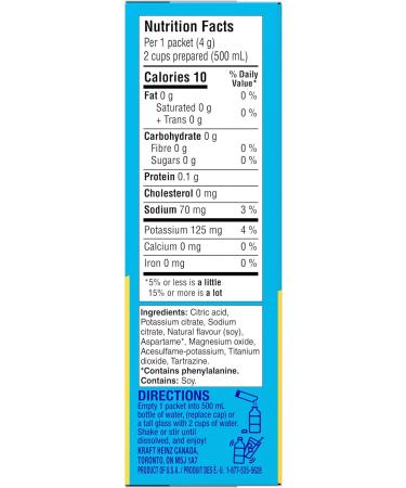 mio Lemonade Drink Mix 4 g Packets 10 ct Box (Pack of 8) - Buy Online on GoSupps.com