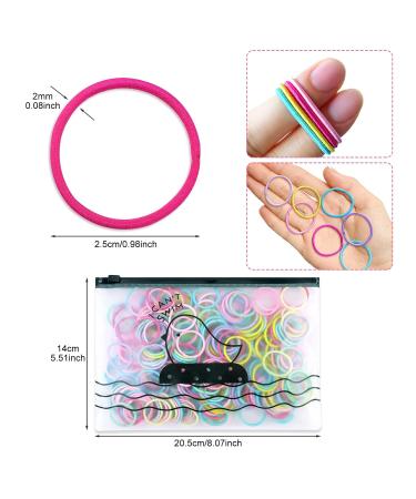 320 Pieces Hanyousheng Hair Ties for Girls - 10 Color Options | Perfect for Children & Fine Hair | Durable & Flexible 2mm Ponytail Holders - Buy Online on GoSupps.com