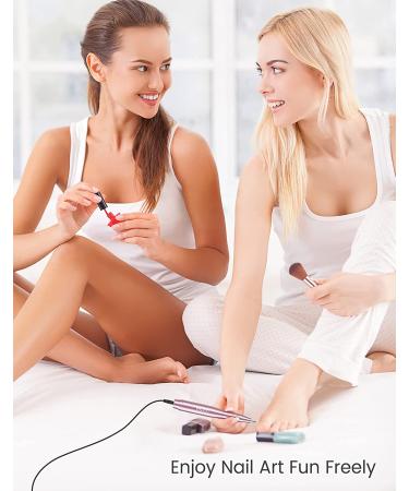 Ocetea Electric Nail Drill Efile - Professional Manicure Pedicure Machine Kit for Shaping, Polishing, and Removing Acrylic Gel Nails - Portable Tool for Home or Salon Use (Purple) - Buy Online on GoSupps.com