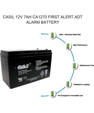 Casil 12V 7Ah Replacement Battery - Compatible with Sunbright Tripp Lite & More - International Shipping Available - Buy Online on GoSupps.com