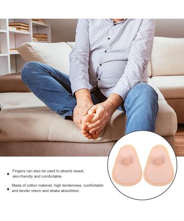 GLSTOY Insoles 4pcs - Supports Foot Alignment, Bunion Splint Pads, Toe Separators - Light Yellow 10.5x7x0 - Buy Online on GoSupps.com