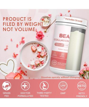 NATURE TARGET Beauty Collagen Peptides Powder for Women Multi Collagen Powder with Vitamin C Biotin Hyaluronic Acid Unflavored Keto Friendly Easy Dissolve Non-GMO 50 Servings 1.1 Pound (Pack of 1) - Buy Online on GoSupps.com