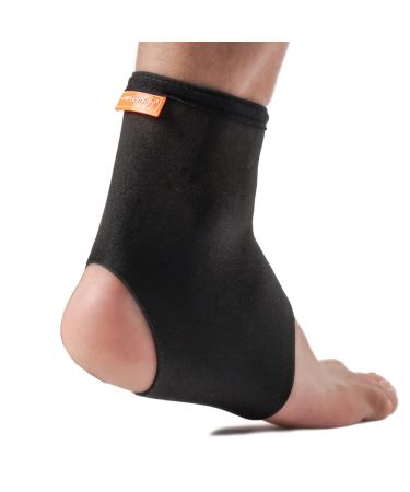 Orthopedic Anklet - Ankle Brace for Sprained Ankle - Sprained Ankle Support Foot Wrap Ankle Compression Sleeve X-Large Black