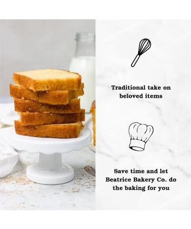 Beatrice Bakery Co. Amaretto Fruit Cake 14 oz - Sweet & Nutty Dessert with German Syrup and Sliced Almonds - Buy Online on GoSupps.com