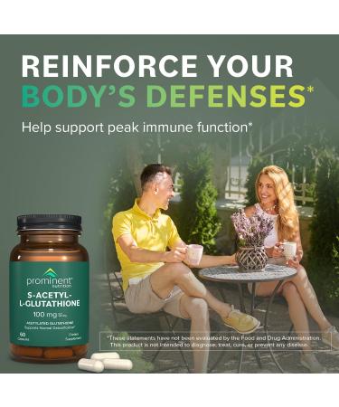 S-Acetyl L-Glutathione Supplement | 100 mg | Supports Detoxification | 60 Day Supply | International Shipping Available - Buy Online on GoSupps.com