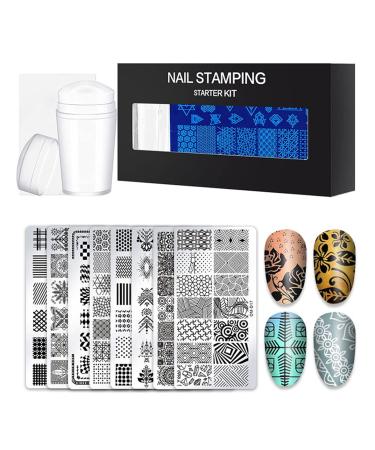 Shop Hislaves 1 Nail Plate DIY - Premium Steel Nail Stamping Set for Flawless Designs | International Shipping Available - Buy Online on GoSupps.com