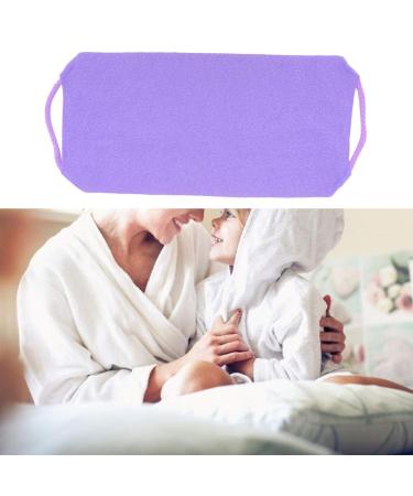Back Scrubber for Shower - Exfoliating Elastic Bath Towel Strap in Purple | International Shipping - Buy Online on GoSupps.com