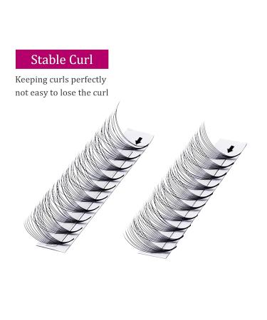 12D 0.07mm D Curl Russian Eyelash Extensions | Premade Fans 15-20mm | International Shipping - Buy Online on GoSupps.com