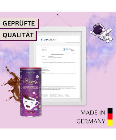 Rawkao Kids Organic Sugar-Free Drinking Chocolate - Carob Cocoa Yacon Lucuma Maca Superfood Powder 170g | Pureeraw - Buy Online on GoSupps.com