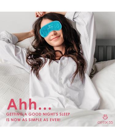 Gel Eye Mask - Hot Cold Compress Pack for Dark Circles, Puffiness, Headaches - Reusable Cooling Eye Therapy Mask - Ergo Gel Bead (Blue) - Buy Online on GoSupps.com