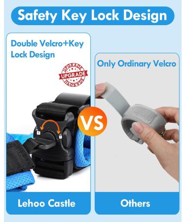 Lehoo Castle 4 in 1 Toddler Reins for Boys - Whale Blue Toddler Leash Harness - Buy Online on GoSupps.com