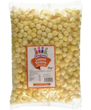 Kingsway Retro Sweets Lemon Flavoured Bonbons - Wedding Favor/Party Bags 3kg