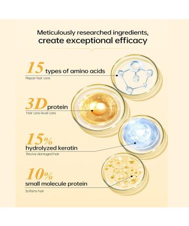 Advanced Hair Mask Professional Keratin Hair Mask 8s Revitalizes Hot Dyeing Damaged Hair Instantly Smooths Frizz for Color Treated Hair Dry Hair Repair Treatment for Damaged Hair 2.47 Oz - Buy Online on GoSupps.com