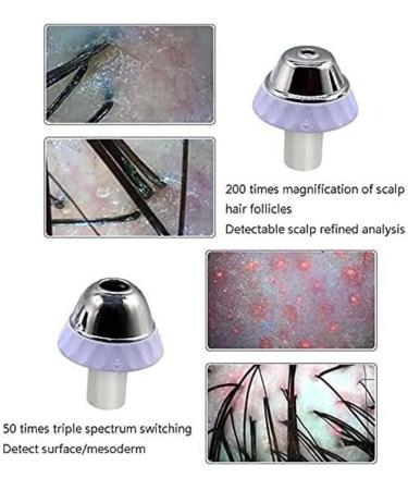 Hair Follicle Detector 50x/200x Hair Wifi (5g) Hair Follicle Skin Detector 1000w pixels 50x/200x can switch freely for beauty salons skin care centers - Buy Online on GoSupps.com