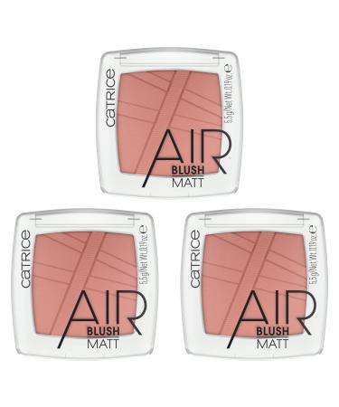 Catrice Airblush Matt Rouge No. 130 red long -lasting immediate result natural matt vegan without perfume without alcohol without parabens 3 -pack (3x5.5g) 130 Spice Space 5.5 g (3 -pack)