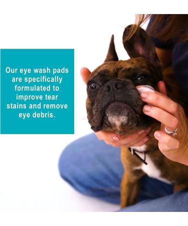 Miracle Care Eye Wash Pads for Dogs & Cats - 90 Count | Gentle Eye Care - Buy Online on GoSupps.com