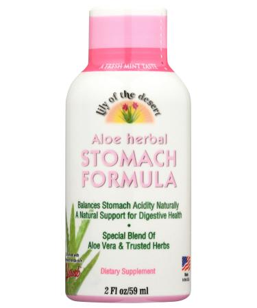 Lily Of The Desert Stomach Formula Shot Vegan 2 Fluid Ounces (Pack of 12)