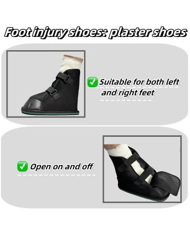 Post Op Shoe for Broken Foot | Adjustable Medical Walking Boots & Fracture Shoes for Foot Injuries | Orthopedic Rehabilitation Cast Shoes in Size S - Summer Collection - Buy Online on GoSupps.com