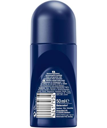 Nivea Men Dry Active Roll-On Deodorant - Fresh - 50ml - Buy Online on GoSupps.com