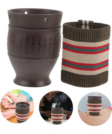 Buy Moxibuspot Portable Massager Set | Ceramic Cupping & Gua Sha Cup | Moxibustion Tank & Body Accessories - International Shipping Available - Buy Online on GoSupps.com
