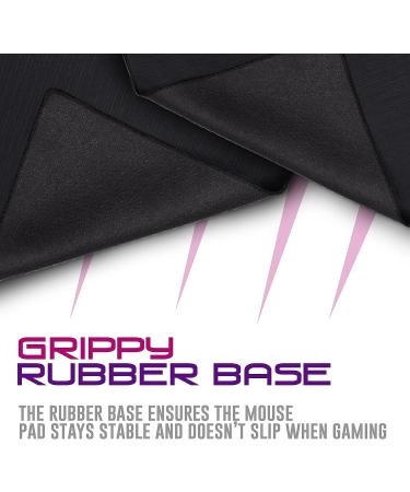 MouseOne Thasis Extended Gaming Mouse Pad - Retrowave Edition | Micro-Textured, Stitched Edges, MediumFast Speed - Buy Online on GoSupps.com