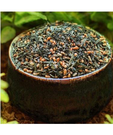  Aromandise Organic Japanese green tea Genmaicha - Sencha & roasted rice 200g - Buy Online on GoSupps.com