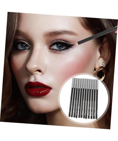 Angoily 12pcs Black Eyeliner 1 Eyeliner Pencil Highlighter Eyeliner Pen Makeup Eyeliner Water Proof Girl Set 1 count (Pack of 1) Black - Buy Online on GoSupps.com