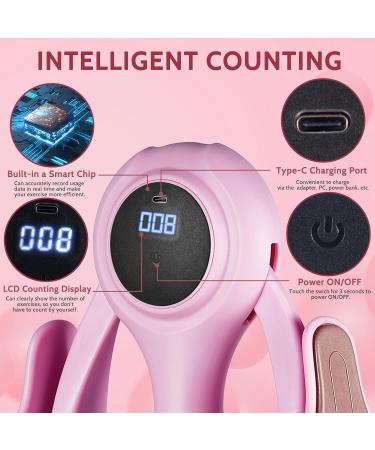 Umelee Thigh Trainer for Women - Adjustable Pelvic Floor & Inner Thigh Exercise Equipment for Home & Gym (Pink) - Buy Online on GoSupps.com