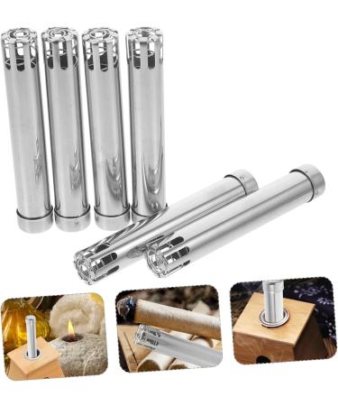 Lurrose 6-Piece MOXA Slide Body Massage Tools - Portable Moxa Burner & Heating Cone Cans - Stainless Steel Moxibustion Accessories - Buy Online on GoSupps.com