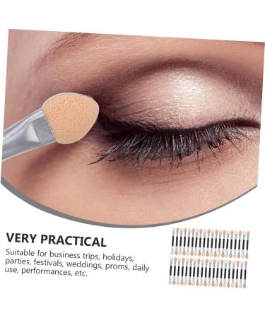 Angoily 40pcs Latex Eye Shadow Stick Sponge Prom Cosmetics Eye Shadows Brush Miss Long Handle Makeup Tools - Buy Online on GoSupps.com