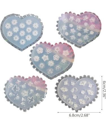 3D Nail Art Silicone Forms - Floral Butterfly Decorations & DIY Templates for Perfect Nail Art - Buy Online on GoSupps.com
