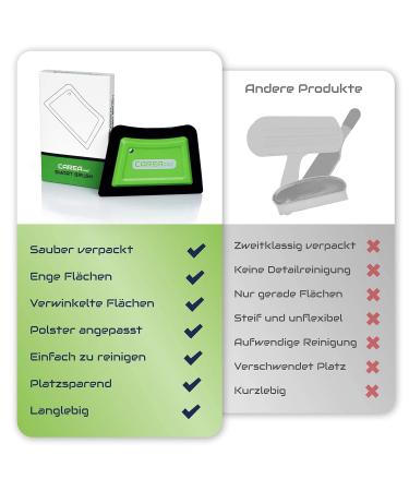 CARAPRO SMART Brush - Fast & Easy Pet Hair Remover for Dogs & Cats - Auto Green SB-1 Upholstery Brush for Effective Cleaning - Buy Online on GoSupps.com