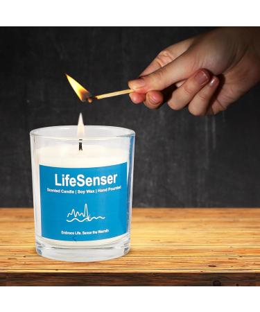 Buy Vanilla Scented Candles - Natural Soy Jar Candle (10.9oz) | 30 Hour Burn Time | Aromatherapy Home Fragrance - Buy Online on GoSupps.com