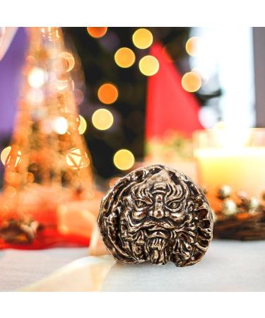 DEARMAMY Hand Exercise Walnut Ball - Vintage Brass & Copper Chinese Decor | Perfect for Fitness & Home Aesthetics - Buy Online on GoSupps.com