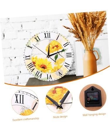 Alipis Wall Clock Office Mute Decorations As Shown 1 29X29CM - Buy Online on GoSupps.com