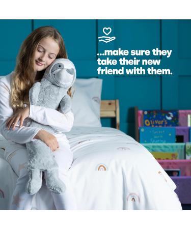 LIVIVO Large Hot Water Bottle with Sloth Microfiber Fleece Cover - 2L, Quick Heat for Comforting Pain Relief - Buy Online on GoSupps.com