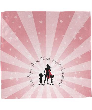 Personalized Super Mom Washcloth | YouCustomizeIt - Unique Gifts for Moms - Buy Online on GoSupps.com