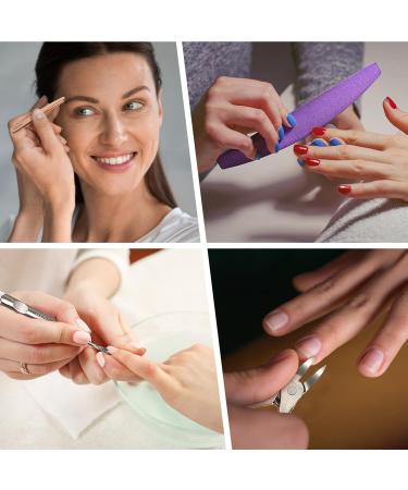 MAYYAD Women's Electric Shaver with LED Light | 2-in-1 Cordless Razor & Trimmer | Rechargeable Hair Remover & Nail Kit | Purple Grooming Set - Buy Online on GoSupps.com