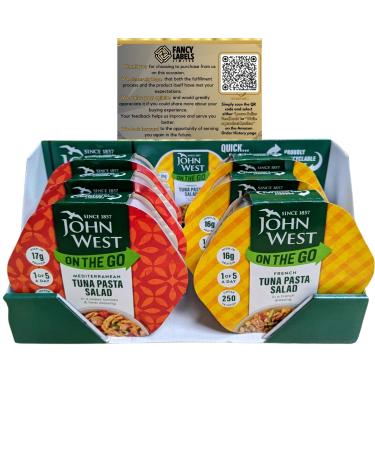 Tuna Pasta Salad Multipack with John West On The Go Mediterranean Tuna Pasta Salad 220g and French Tuna Pasta Salad 220g | Ready Meals for Family - Buy Online on GoSupps.com