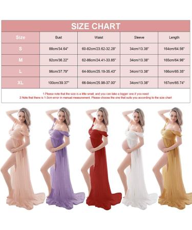 Maeau Maternity Photography Props Dress for Women - Elegant Red Wedding Party Ladies Dresses - Buy Online on GoSupps.com