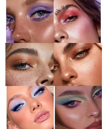 Brown Eyeshadow Stick + Sponge Brush Set | Long-Lasting Waterproof Eye Shadow | Hypoallergenic Shimmer Shadow Pencil - Multi-Dimensional Eyes | Shade 07 - Buy Online on GoSupps.com