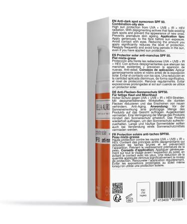 Gel Solare Bella Aurora Anti-Blemish Sunscreen SPF50 Anti-Blemish Sunscreen Face Sunscreen Sunscreen 50 ml (Combination to Oily Skin) - Buy Online on GoSupps.com