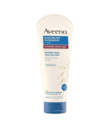 Aveeno Skin Relief Overnight Intense Moisture Cream with Triple Oat Complex & Shea Butter 7.3 oz - Buy Online on GoSupps.com