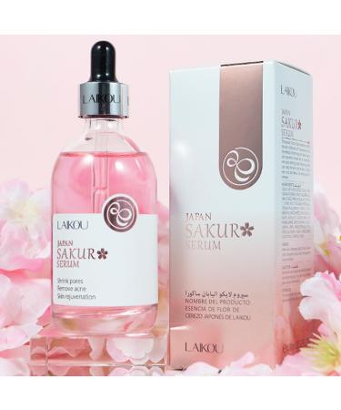 LAIKOU LAIKOU Japan Sakura Face Serum 100ml for Women Moisturizing Essenza Face to Rejuvenate Skin and Even Skin Tone