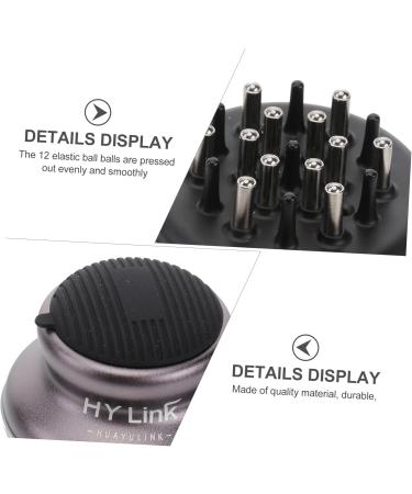 Marmerdo Liquid Guide Comb Head Massage Device | Boost Hair Growth & Scalp Wellness | Rustproof Steel Violet - Buy Online on GoSupps.com