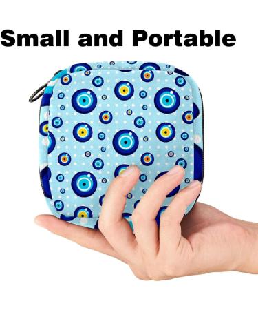 Muooum Halloween Eyeball Menstrual Bag | Zipper Flip Bag for Tampons | Stylish & Practical for Women & Girls - Buy Online on GoSupps.com