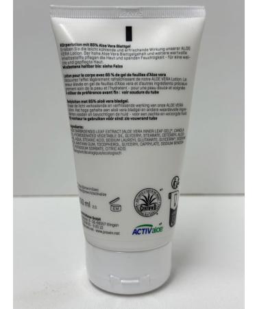 ALOE VERA Lotion 150ml - 85% Aloe Vera Leaf Gel & Rapeseed Oil | Best Soothing Moisturizer for All Skin Types - International Shipping Available - Buy Online on GoSupps.com