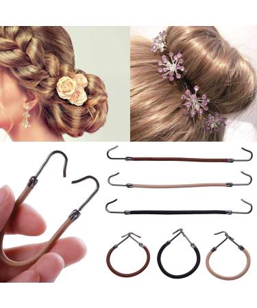 Elastic Hair Bands - 30 Pack Hair Ties for Women & Girls | Ponytail Clips & Rubber Braids in 3 Colors | Durable Hair Accessories - Buy Online on GoSupps.com